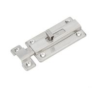 Verrou de porte coulissante en acier inoxydable pour porte de maison (10,2 cm)