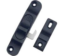 Verrou de porte coulissante en alliage d'aluminium, verrou antivol à crochet de fenêtre, quincaillerie multifonctionnelle for fenêtres