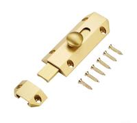 Verrou de porte coulissante en laiton épais conçu pour une meilleure sécurité sur les portes domestiques et commerciales (doré)