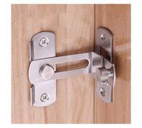 Verrou de porte coulissante, loquet coulissant, verrou portail, à pêne dormant, 1 en métal moulé, style rustique, décoration champêtre