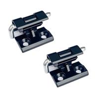 Verrou de porte coulissante, pêne dormant, 2 roulements en alliage zinc, loquet intérieur caché amovible for boîtier commande d'interrupteur et armoire électrique