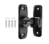 Verrou de porte coulissante portable, polyvalent à 90180 degrés, en alliage de zinc pour jardin, armoires de cuisine, fenêtres, 8,5 x 5,5 x 5,5 cm