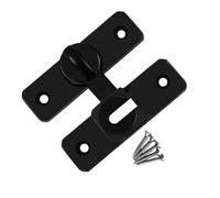 Verrou de porte coulissante - Verrou de porte de garage - Multifonction - En métal - Verrou élégant pour garages, salles de bains, armoires