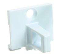 Verrou de porte Crochet Loquet en plastique pour sèche-linge Hotpoint (Blanc)