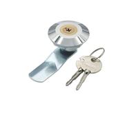 Verrou de porte d'armoire électrique avec boîte de distribution à clés cylindrique, noyau en cuivre croisé, étanche (plus ouverture simple)