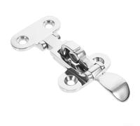 Verrou de porte de bateau en acier inoxydable 316, design anti-cliquetis avec œillet pour cadenas, parfait pour armoires et trappes