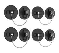 Verrou De Porte De Congélateur Pour Enfants, Avec 8 Clés, Pour Réfrigérateur Et Tiroir, 4 Pièces