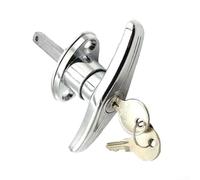 Verrou de porte de garage avec poignée en T pour différentes caravanes, garages, abris de jardin, camping-cars