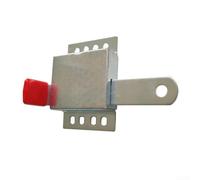 Verrou de porte de garage en acier - 15 cm - Argenté | Kit complet avec outils, vis assorties, installation facile, aucun achat supplémentaire nécessaire