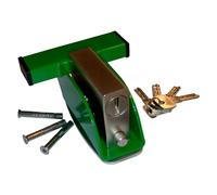 Verrou de porte de garage sécurisé par un cadenas de haute protection