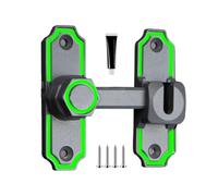 Verrou de porte de grange, coulissant, kit de quincaillerie pour portail, boulon en fer robuste et antirouille, style vintage noir pour placard, garde-manger, abri de jardin, toilettes 34 cm