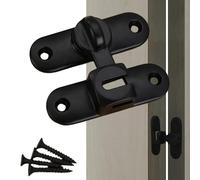 Verrou de porte de grange - Fermeture coulissante flexible, de porte robuste, matériel de sécurité robuste avec construction en acier renforcé | Fermeture fiable pour l'intérieur de clôture de