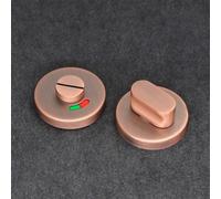 Verrou de porte de salle de bain en acier inoxydable avec indicateur d'occupation, verrouillage de statut d'intimité rouge et vert pour toilettes publiques, mécanisme de verrouillage de cabine de