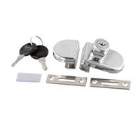 Verrou de porte double pour vitrine Installation par poinçon en alliage de zinc