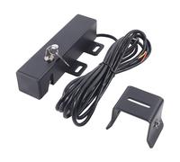 verrou de porte électrique 24V, temps de déverrouillage de 1s, compatible avec plusieurs systèmes, noir