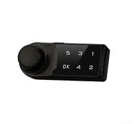 Verrou de porte électronique avec mot de passe pour armoires design écran tactile avec fonction antivol et sécurité (20 mm)