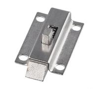 Verrou de porte en acier inoxydable - 50 mm - Fermeture automatique | Acier inoxydable, résistant aux intempéries, résistant à la corrosion, pour une utilisation en extérieur idéale