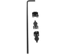 Verrou de Porte en Fer Noir, Modèle Renforcé, pour Grandes Portes