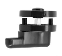 Verrou de porte en plastique noir - Indicateur universel - Pour salle de bain - Loquet d'intimité - Verrou de porte de toilette vacant - Pour cabine de douche, salle de bain