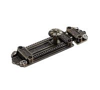 Verrou de porte épais en alliage de zinc Curseur pour verrou de sécurité Verrou cylindrique rétro Brise-vue pour pousser facilement Haute résistance