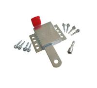 Verrou de porte industriel en fer épais haute résistance à l'érosion Design civil Installation d'équipement civil Matériel de porte antirouille