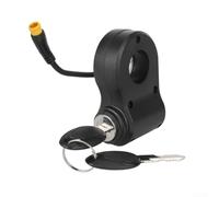Verrou de porte intelligent pour Kukirin pour G2 Pro et scooter électrique, loquet d'identification automatique avec poignée ergonomique antidérapante, pièce de sécurité en plastique noir (jaune)