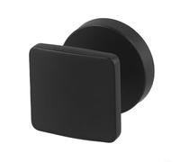 Verrou de porte invisible à un seul côté avec canal de serrure miniature, matériau en alliage de zinc, conçu pour les pièces secrètes et les portes étroites (noir)