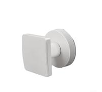 Verrou de porte invisible en alliage de zinc pour pièces secrètes avec petit canal de trou de serrure, utilisation sur un seul côté, convient pour les portes étroites en bois et en aluminium (blanc)