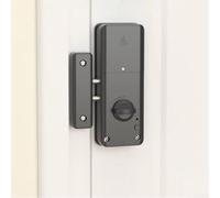 Verrou de porte invisible, serrure électronique de porte en bois avec installation sans perforation et technologie électronique avancée