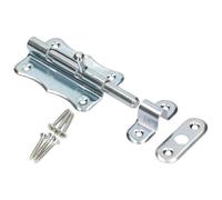 Verrou de porte KOTARBAU Pêne coulissant de porte, de meuble, acier robuste, revêtement en poudre, montage rapide, argent, 75 mm