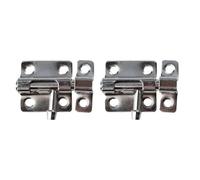 Verrou de porte, Loquet coulissant for porte avec moraillon et agrafe for portails en bois construction métallique, lot de 2, multicolore