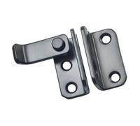Verrou de porte - Loquet de porte d'armoire | Verrou de porte de sécurité | Loquet de sécurité en acier inoxydable | Loquet manuel de sécurité antivol pour portes d'armoire, portes coulissantes et