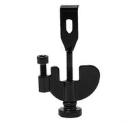 Verrou de porte portable pour voyage, hôtel, autodéfense, bloqueur antivol pour maison, dortoir, appartement, salle de bain, chambre à coucher, protection de l'intimité, petit métal (noir)