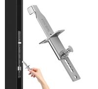 Verrou de porte portable pour voyage, loquet de sécurité portable pour la prévention ouverte, dispositif de sécurité pour une vie seule, ajoute sécurité et intimité pour adultes et enfants dans les