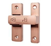 Verrou de porte portable robuste à 180 degrés - Accessoire d'installation facile pour hôtel, salle de bain, garages et armoires, serrure de porte de garage