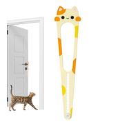 Verrou de Porte pour Chat Anti-Chien - Cale De Porte Intérieur Pour Chaton - Anti-Pincement 15 Tailles Réglable Sans Percage Cale De Contention Pour Animal Pour Garde-Manger Placard Appartement Chambr