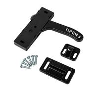 Verrou de porte pour écran - Kit de poignées de fenêtre d'écran - Pièces de rechange pour la porte passager avec vis - Poignée antidérapante - Partie ergonomique et - 4,72 pouces - Serrure de