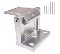 Verrou de porte renforcé - Loquet d'intimité - Sécurité d'hôtel pour portes battantes - Serrure de sécurité à domicile extra haute - Design durable et fiable - 1 paquet