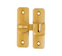 Verrou de porte sécurité for la maison, pêne dormant en alliage zinc, ouverture à 90° et 180°, installation facile, quincaillerie for coulissante salle bain(Gold)