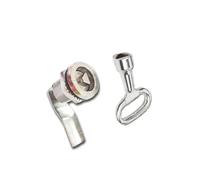 Verrou de porte télescopique en acier inoxydable 304 - Boîte de distribution de compression - Serrure à came triangulaire pour porte d'armoire électrique (A Set-Zinc)