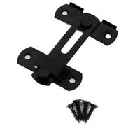 Verrou de porte, Verrou de porte coulissant en acier inoxydable avec loquet à bascule, plusieurs tailles(L)