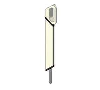 VERROU DE PORTE VXV 300MM RAL:9010 BLANC
