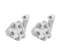 Verrou de Portillon pour Bateau, Loquet de Sécurité en Nylon 2 Pièces, Kit de Remplacement Compatible Cadres Carrés 1 à 1,25 Pouces - Fermeture Stable, Installation Rapide Sans