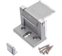 Verrou de pour porte en Alliage de Zinc 7cm Sécurité Intérieure(Shadow Gray)