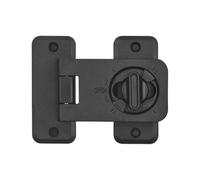 Verrou de réfrigérateur - 6 x 7,7 cm sans perçage - Pivotant - Sécurité enfant - Pas de clé nécessaire | Serrure pour réfrigérateur, maison, appartement, cuisine, garde-manger