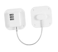 Verrou de Réfrigérateur à Code sans Perçage pour Maison, Blanc | Protection Garçon et Filles et Vie Privée, Structure Simple Plastique Métal, pour Appareils Ménagers et Tiroir