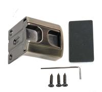 Verrou de renfort de porte en alliage de zinc 67 mm anti-coup de pied (vert | Construction en alliage de zinc, design anti-coup, plus solide que les pênes dormants standard, s'adapte aux portes