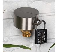 Verrou de robinet d'eau d'extérieur - Verrou de robinet - Verrous de robinet d'extérieur - Verrous de robinet d'extérieur pour enfant - Verrou de robinet d'eau - Verrou de robinet d'eau (avec cadenas)