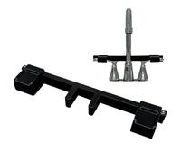 Verrou de robinet double pour évier, universel avec fixation centrale du tuyau, sans danger pour les et les animaux domestiques, pour la maison, la cuisine, la salle de bain, le bar, le