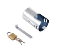 Verrou de Robinet en Métal, Cadenas Robinet Exterieur, Housse de Protection pour Robinet Extérieur Cuisine Jardin, Anti-vol Économie d'eau Verrou de Robinet pour éviter une utilisation non autorisée